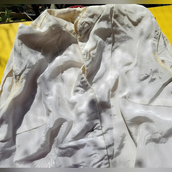 Vintage Hark  Imports White Sequins Button Down Long Sleeves Shirt Top luxury - Picture 12 of 15